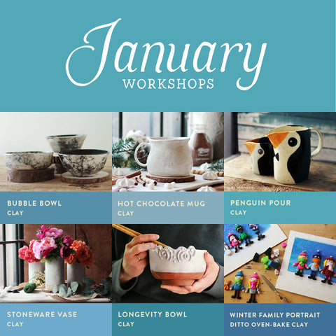 january workshops ❄️